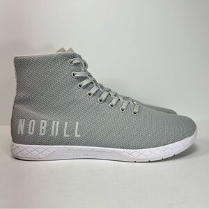 NoBull Superfabric Outwork Trainer Men’s 12 Workout Shoes High Top Concrete Grey